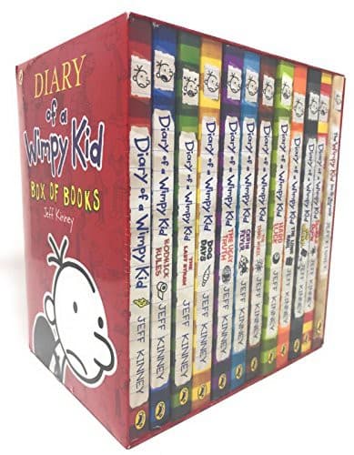 Cover of Diary of a Wimpy Kid 12 Books Complete Collection Set New(Diary Of a Wimpy Kid,Rodrick Rules,The Last Straw,Dog Days,The Ugly Truth,Cabin Fever,The Third Wheel,Hard Luck,The Long Haul,Old School..etc