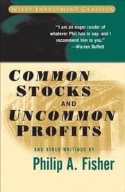 Cover of Common Stocks and Uncommon Profits and Other Writings